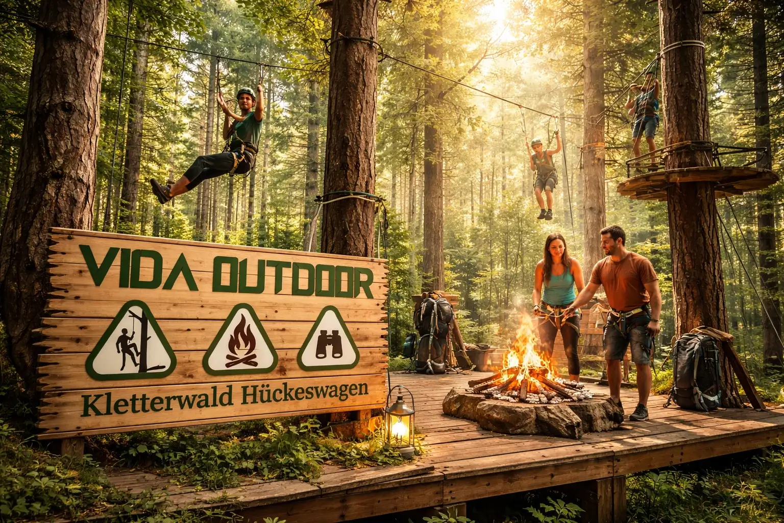 Kletterwald Bergblick – Hochseilgarten im Bergischen Land